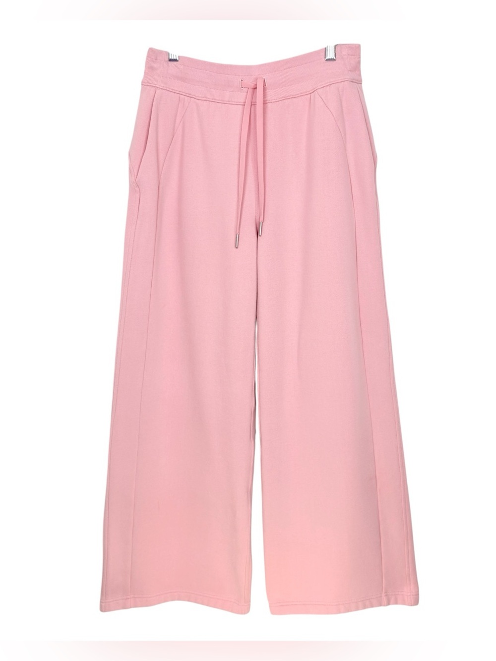 Lululemon Women's Size M Scuba Wide Leg Fleece Pants Pastel Pink
